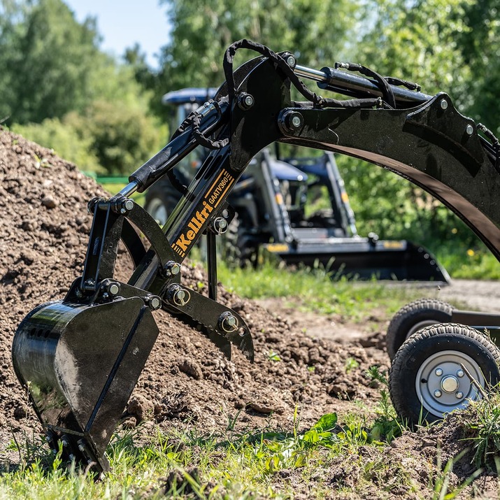 Backhoe Digger 360° ATV Kellfri
